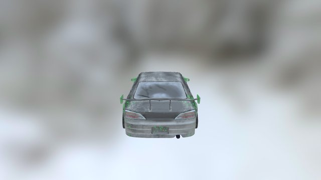 Nissan Silvia S15 Drift Snow 3D Model