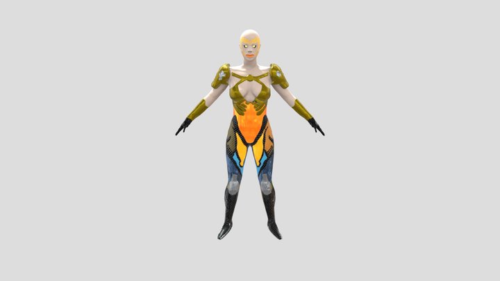 Zelara - Guardiana del Abismo 3D Model