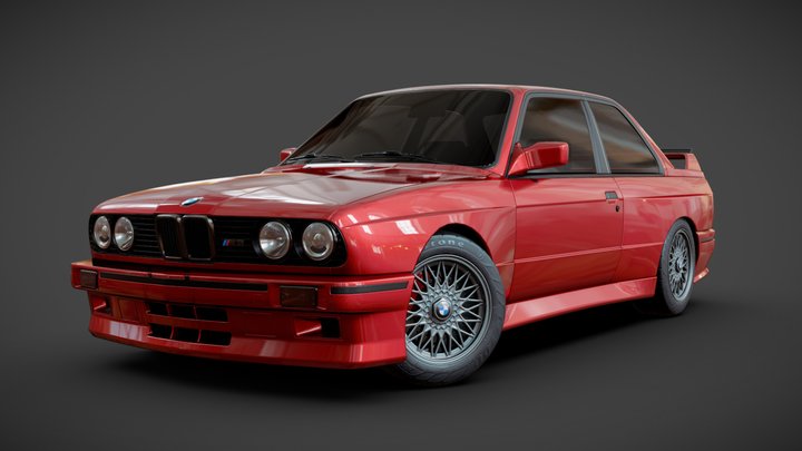 [FREE] BMW M3 E30 3D Model
