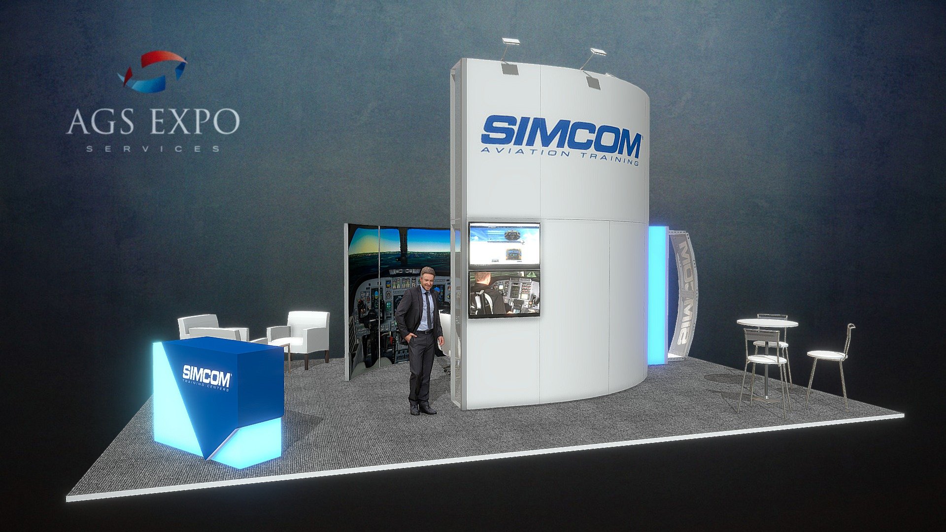 SIMCOM 20x30 Booth