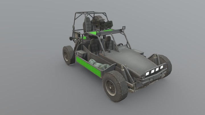 Battlefield 4 - Desert Patrol Vehicle – Modelo 3D gratuito STL