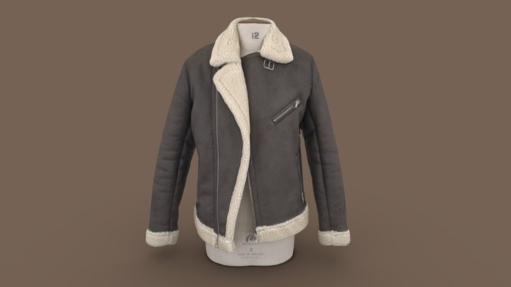 Brown Jacket Scan (Lowpoly) 3D Model