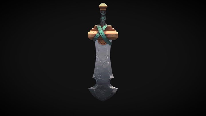 EnchantedForestSword 3D Model