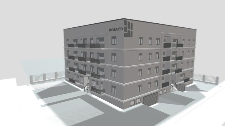 Zgrada proba za prikaz 3D Model