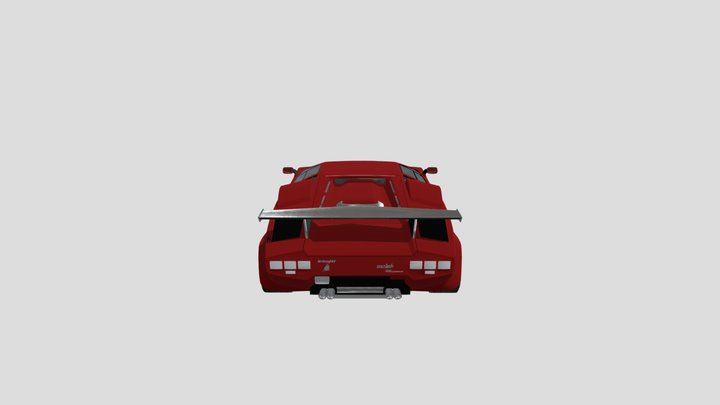 Lamborghini_countach_1989 3D Model