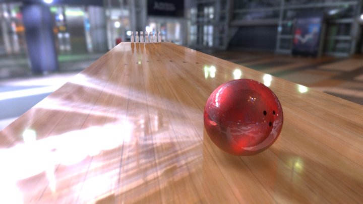 Bowling Game Kit Starter Pack 3D Model