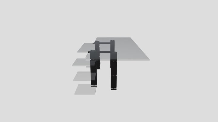 Office Desk 3D Model