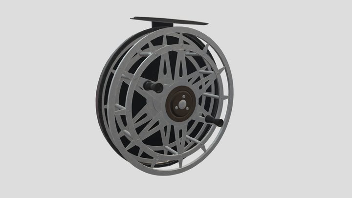Old fishing reel 3D Model
