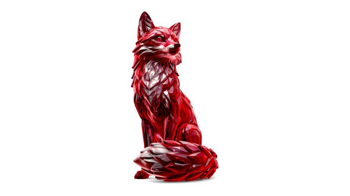 Ruby Fox 3D Model