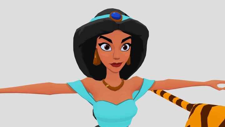 Jasmine and Rahja 3D Model