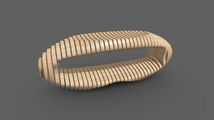 參數式 立體造型設計 - 鞋櫃 3D Model