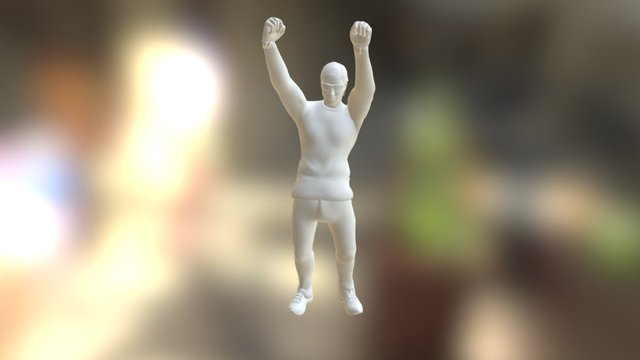 Cheering 3D Model