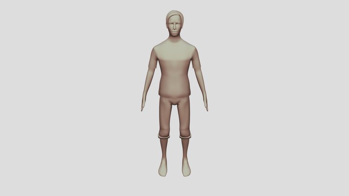 3D Man Model – Realistic Male Character