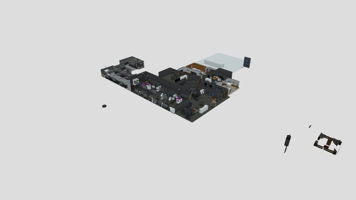 İce scream fan game map 3D Model