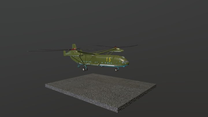 Mi-12 3D Model