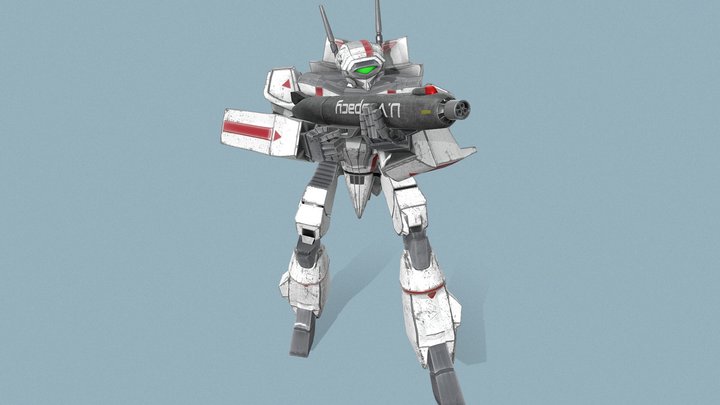 Macross/Robotech Battleoid 3D Model