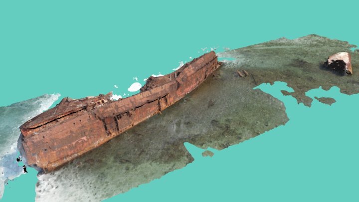 Epave de l'Ever Prosperity - Nouvelle Calédonie 3D Model