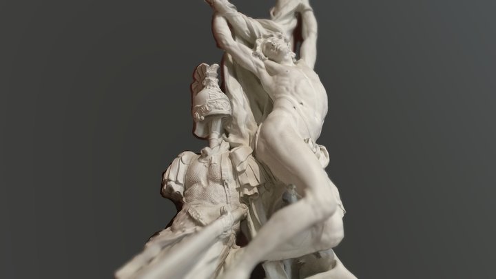 (HD) Statue Beaux-Arts 3D Model