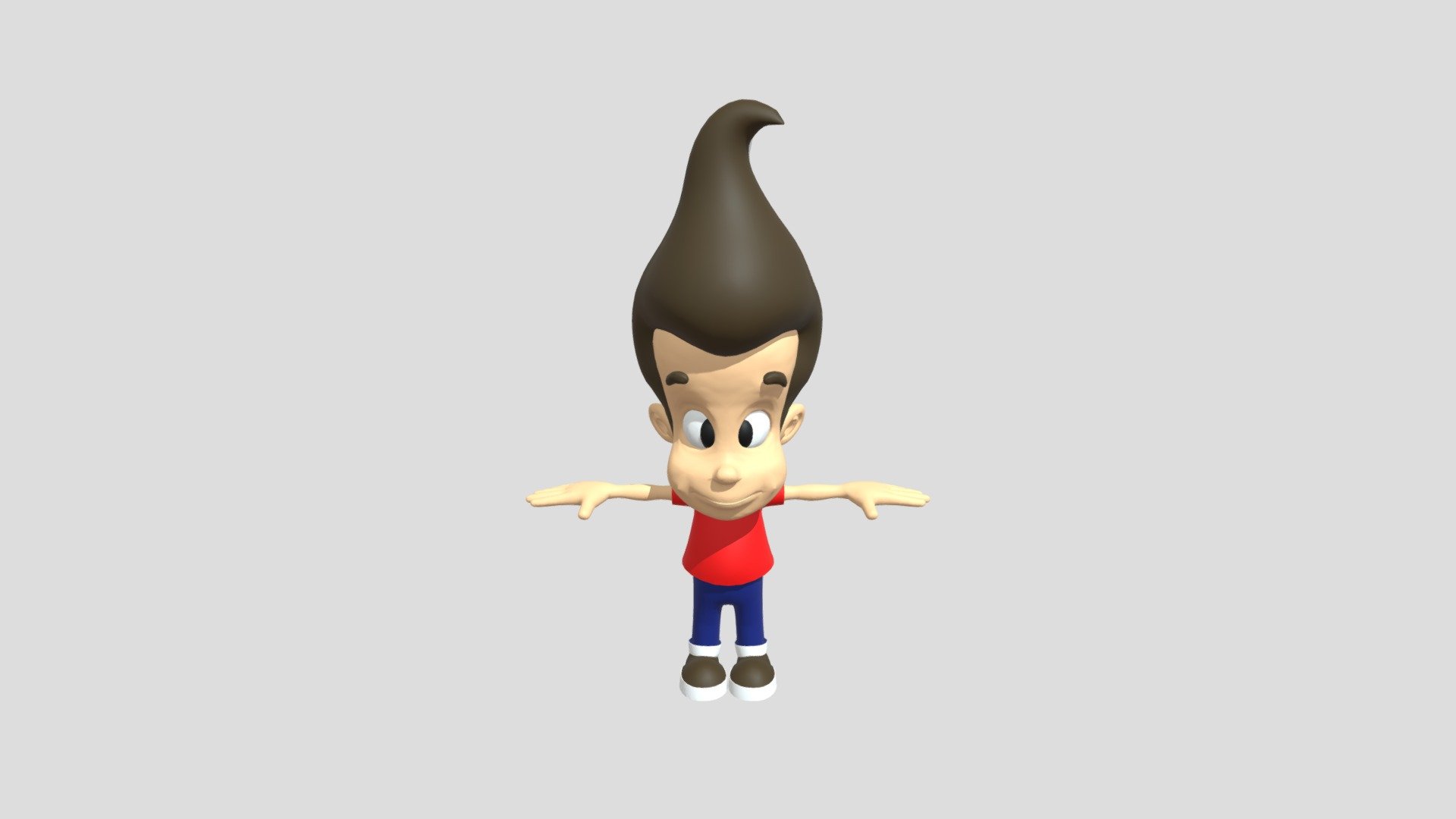 Jimmy neutron - Download Free 3D model by Peppino fnaf pizza tower ...