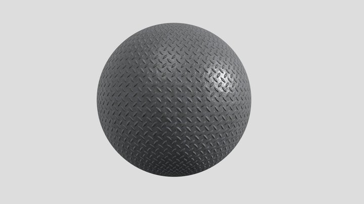 Metal Floor Material 3D Model