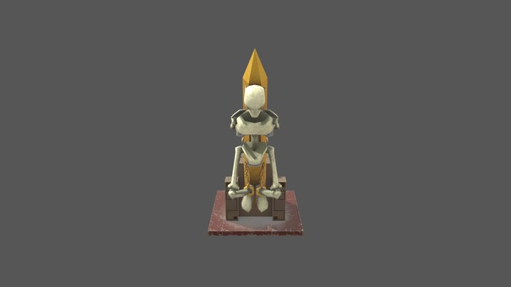 Esqueleto encadenado 3D Model