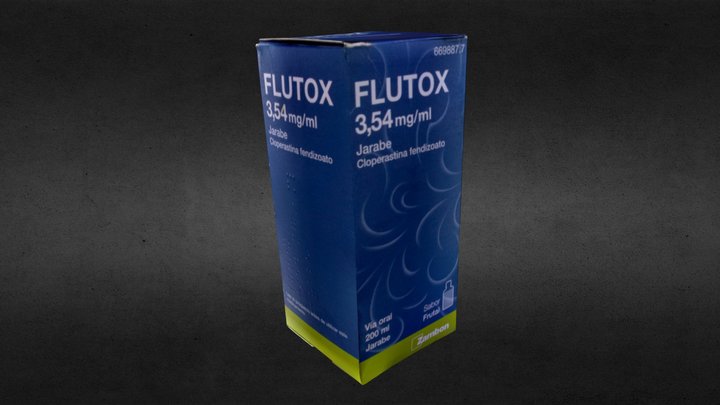 Medicine Flutox 3D Model