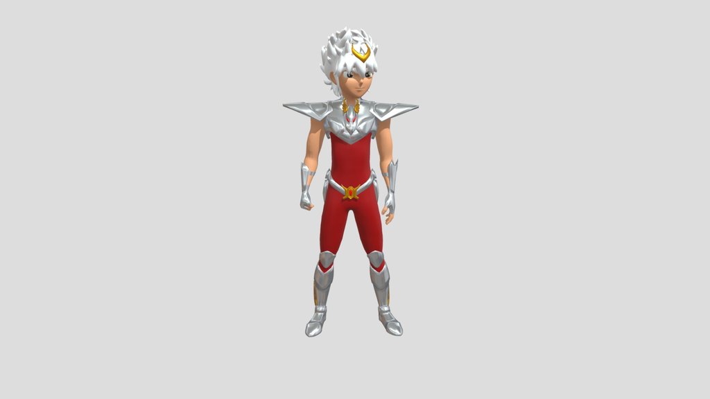 Pegasus Seiya Character Rigged