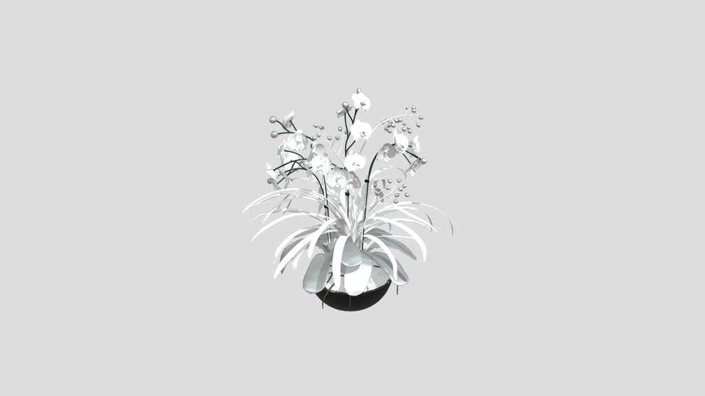 Elegant White Orchid Arrangement