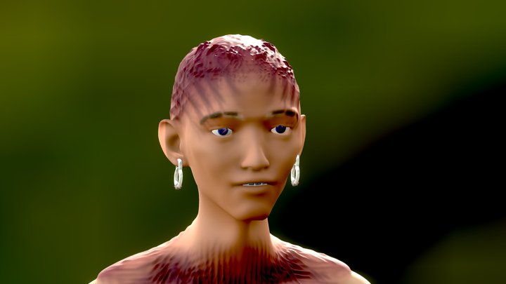 Female CHICK 3D Model