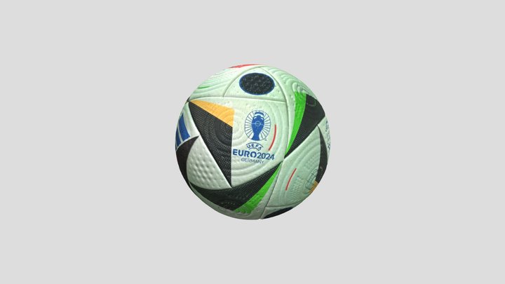 3D Model_ Low Poly football 3D Model