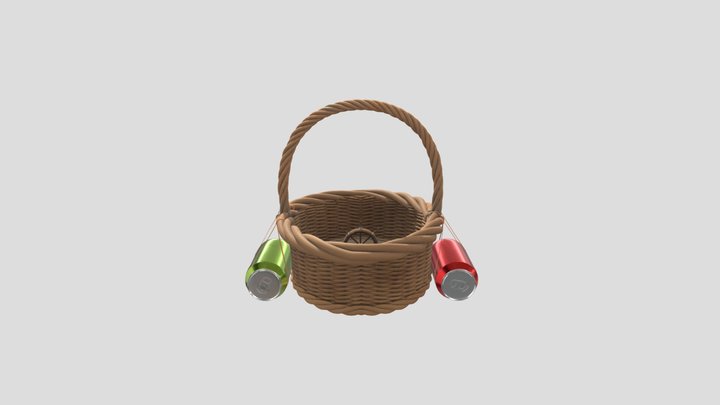 Basket Boat 3D Model