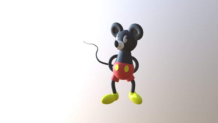 Mickey Mouse 3D Model