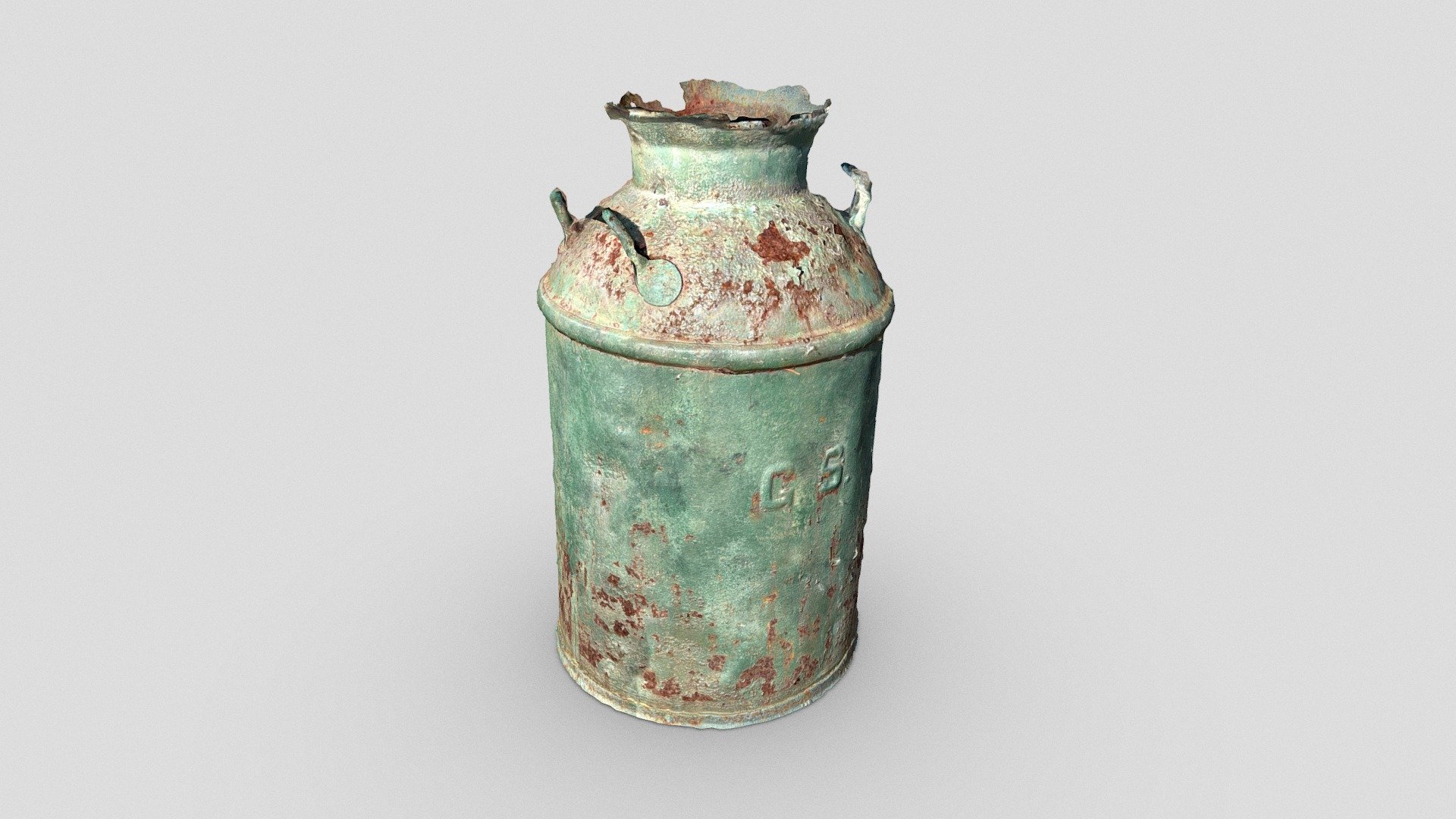 Day 343: Metal milk transport container
