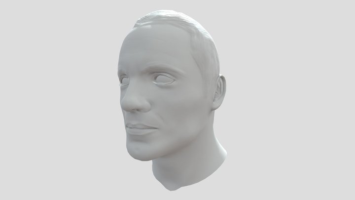 Henry Cavill Bust 3D Model