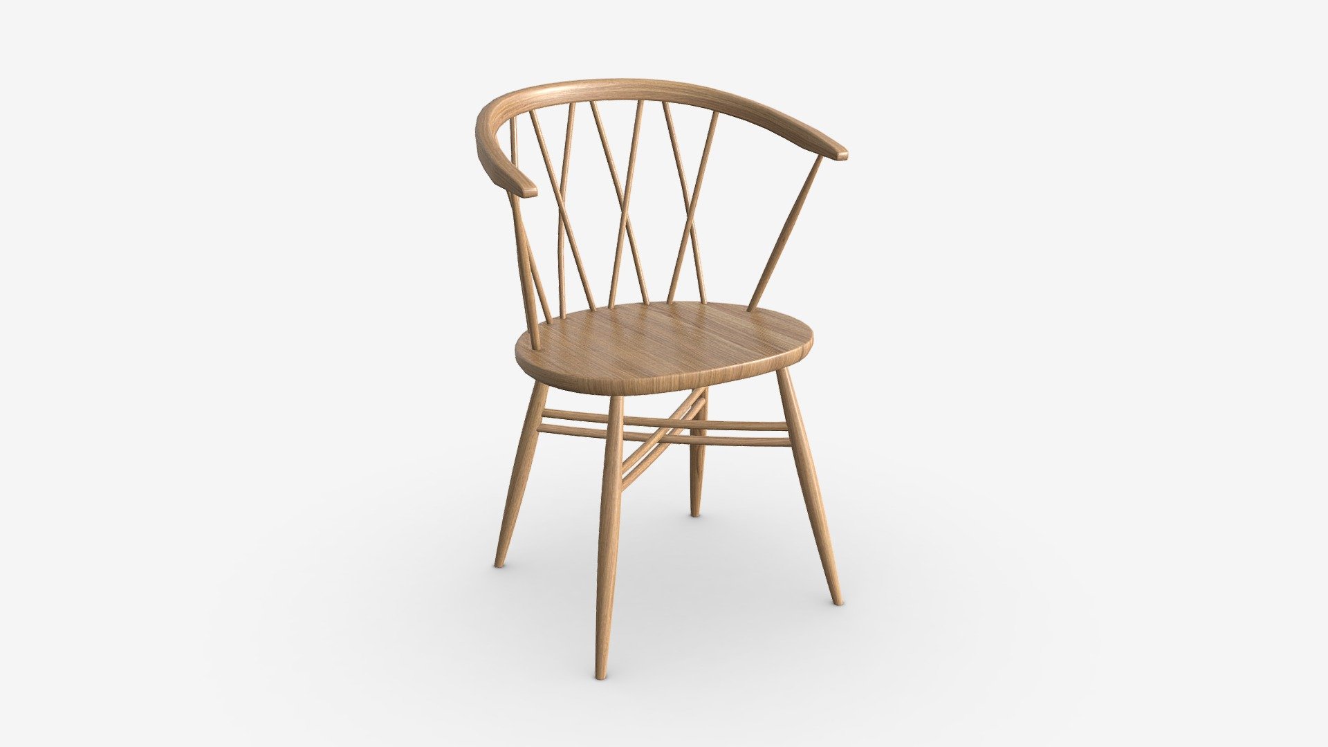 Armchair Ercol Shalstone John Lewis Buy Royalty Free 3D model by