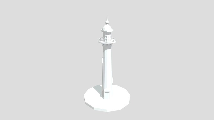 Maya Tutorial Lighthouse 3D Model