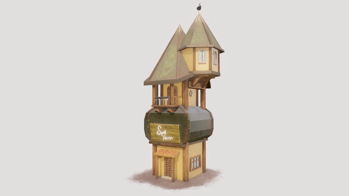 Spell House 3D Model