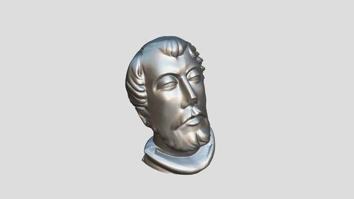 bust of a Monk 3D Model