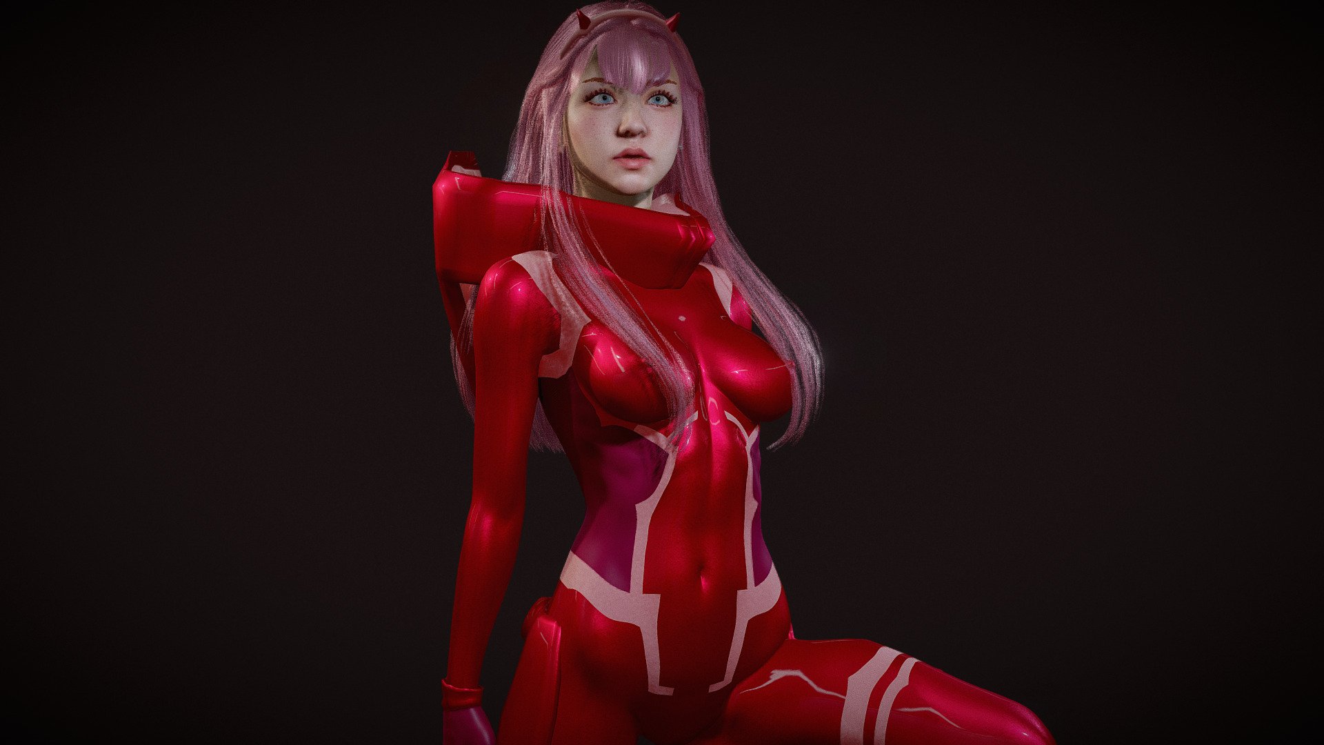 Zero Two - Fanart - Buy Royalty Free 3D model by Cg Stuff (@bokeh ...