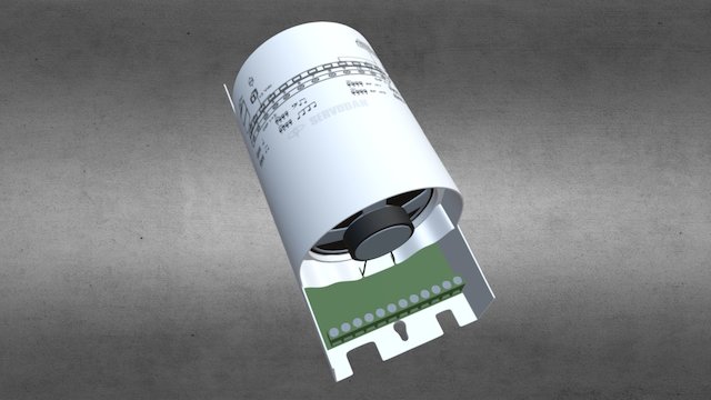 Foto Gong Empfänger 23-410 - Innen 3D Model