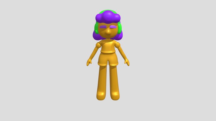 Walking Cycle first try 3D Model