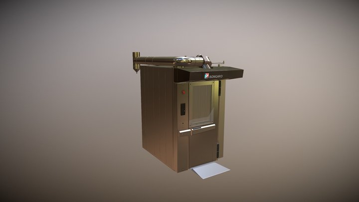 Modèle 3D du four Bongard
