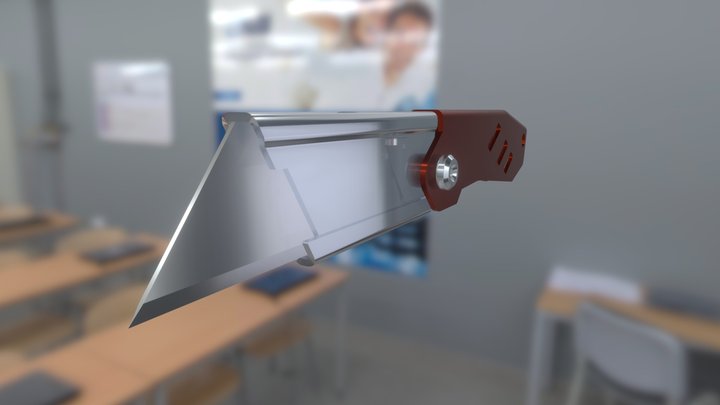 Quick-Change Folding Utility Knife Set 3D Model