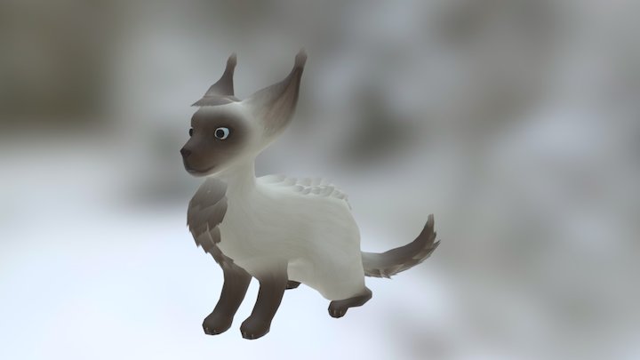 Fox Ferret Project - Sit 3D Model