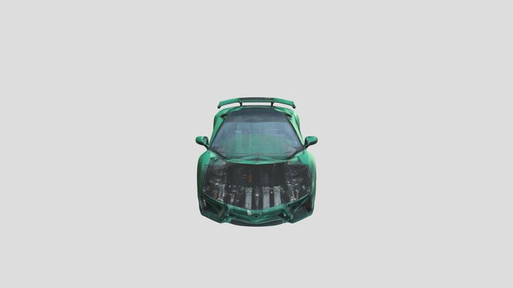 low quality lamborghini 3D Model