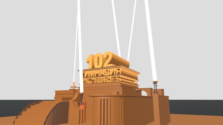102 Gimnaziya Pictures Logo Remake (April 2024 U – Modèle 3D gratuit STL
