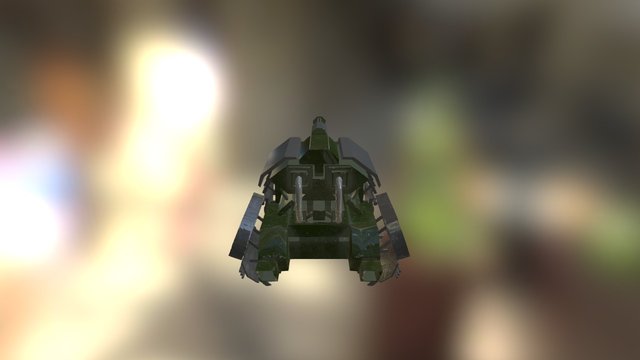 Gallahad class light tank 3D Model