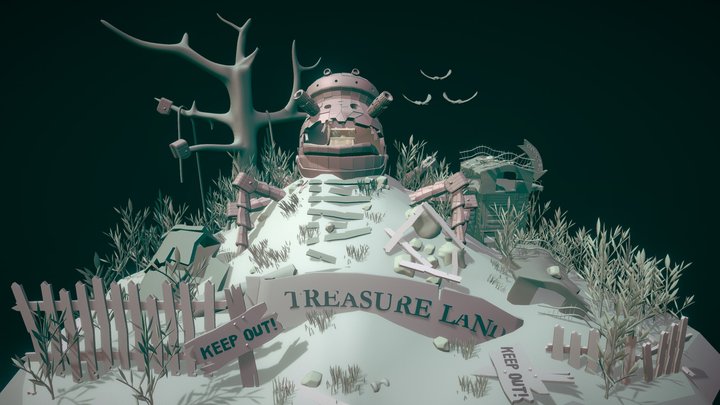 treasure land 7 3D Model