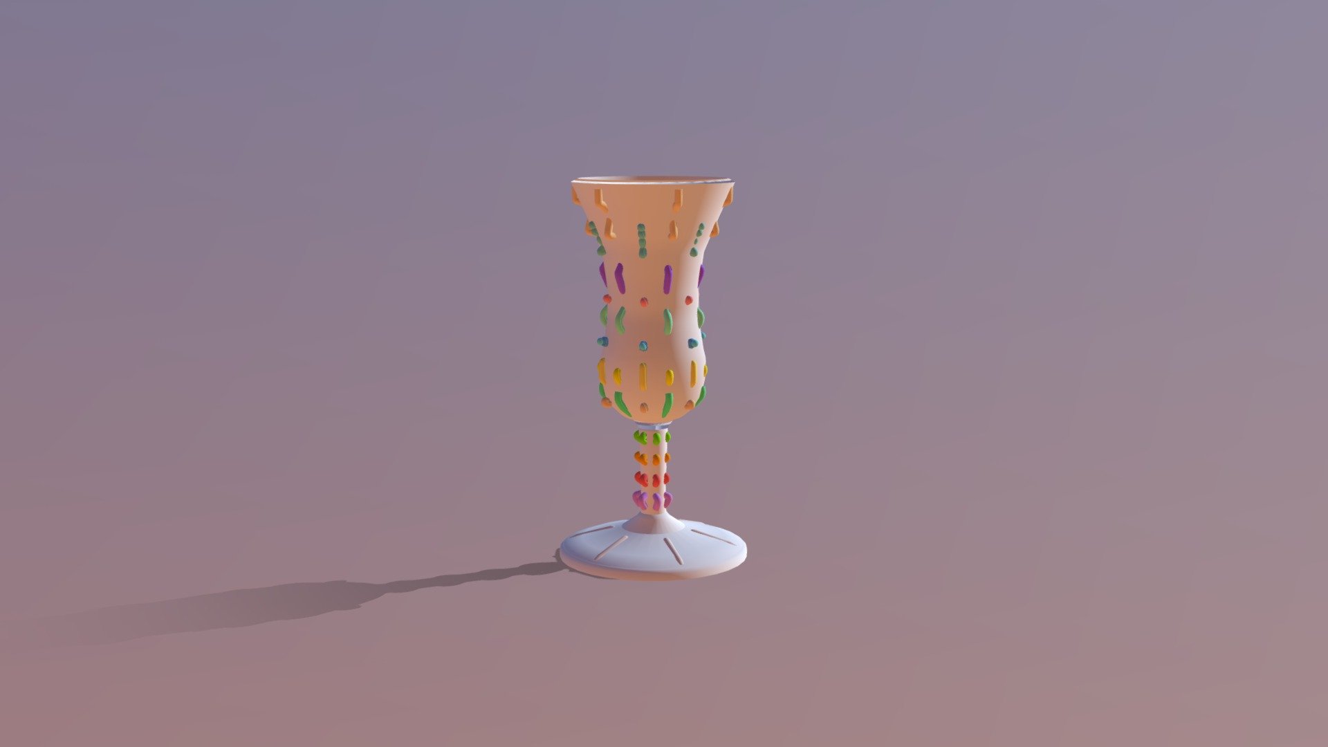 Borrelglaasje color — Sketchfab embed 3D viewer