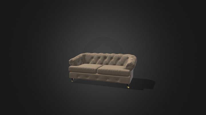Sofa Chesterfield 3D Model